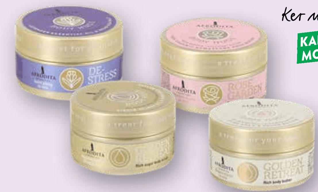 Maslo ali piling za telo Afrodita Body Hugs 200 ml ali 175 g - Akcija v trgovini Spar