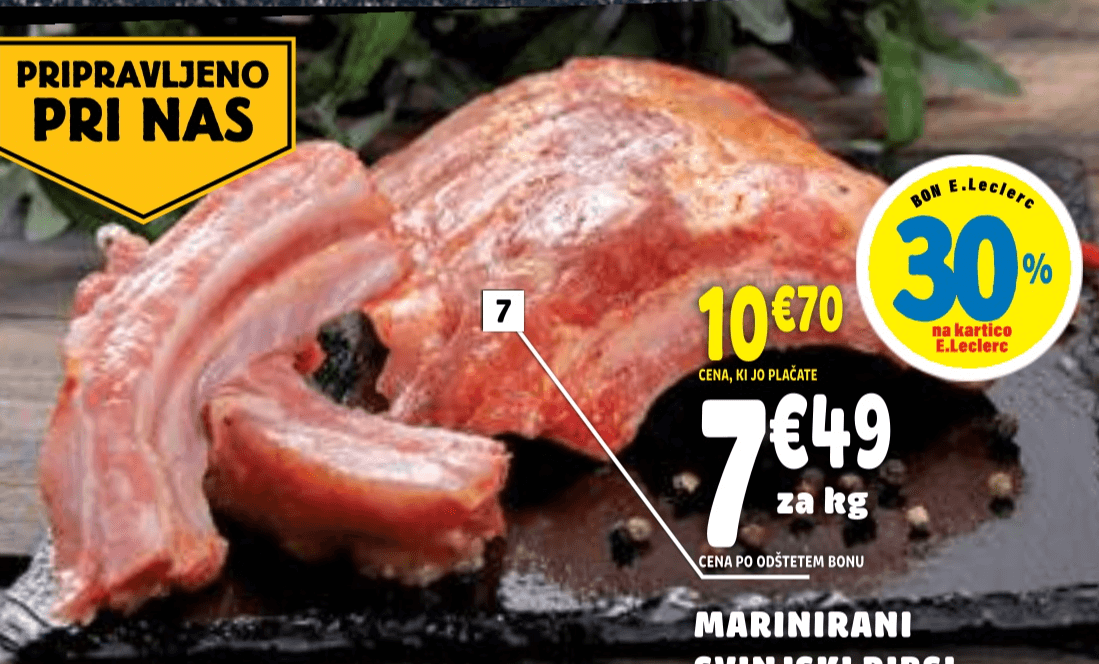 Marinirani svinjski ribsi