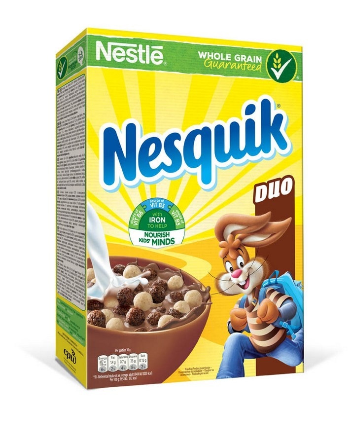 Žitarice Cini minis, 375 g; Nesquik duo, 325 g