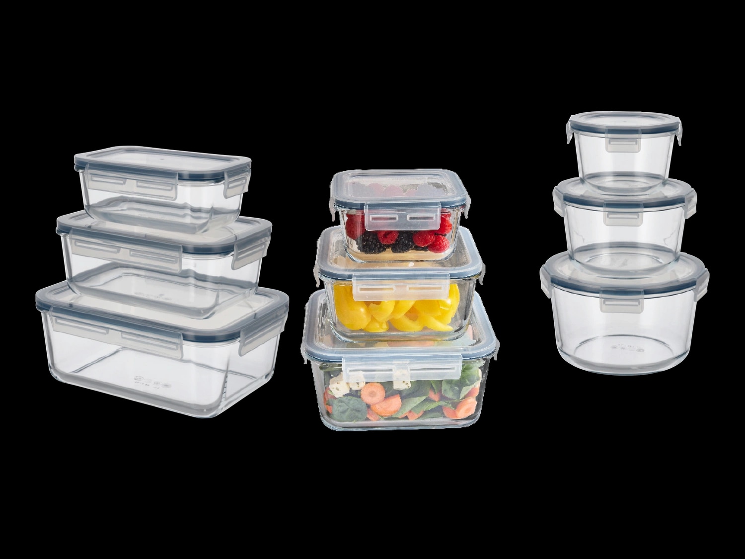 SILVERCREST Komplet posod za ohranjanje svežine živil 3-delni