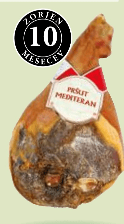 Pršut Mediteran s kostjo Kras