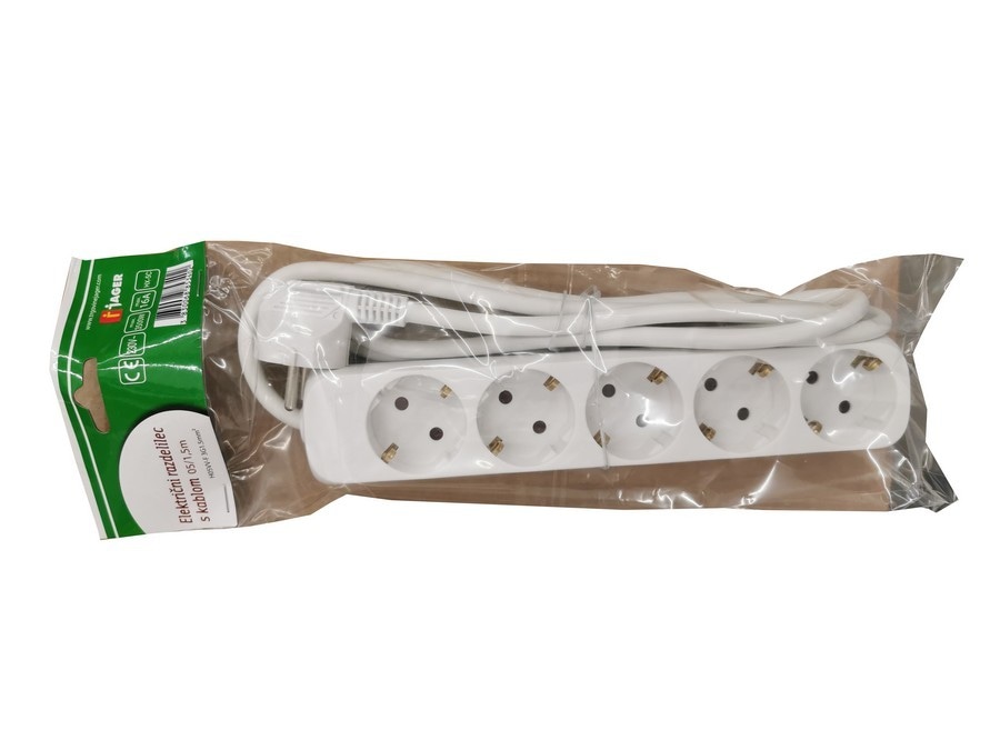 Električni podaljšek JAGER ŠUKO 5V/3m