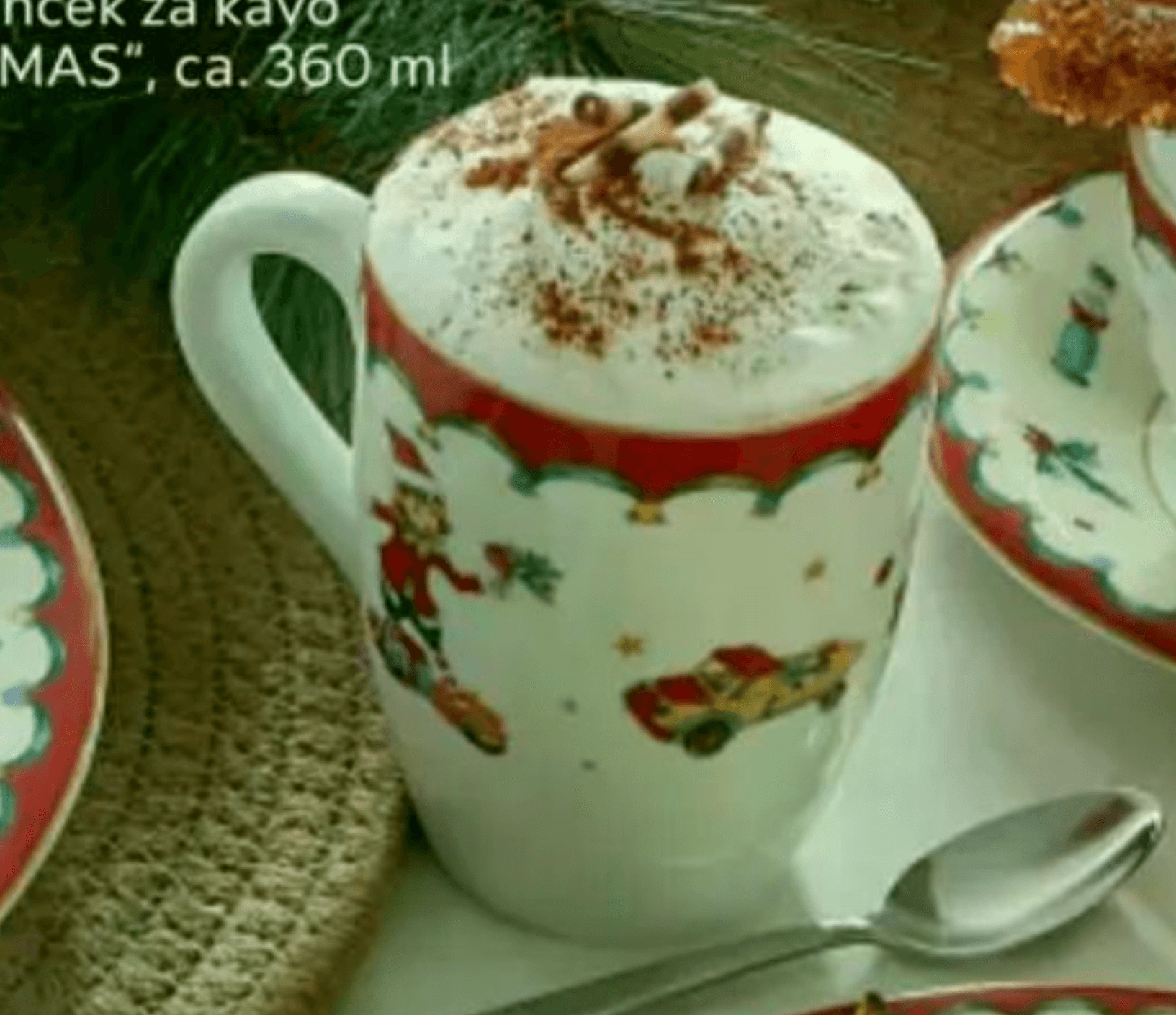 Lonček za kavo „XMAS" ca. 360 ml