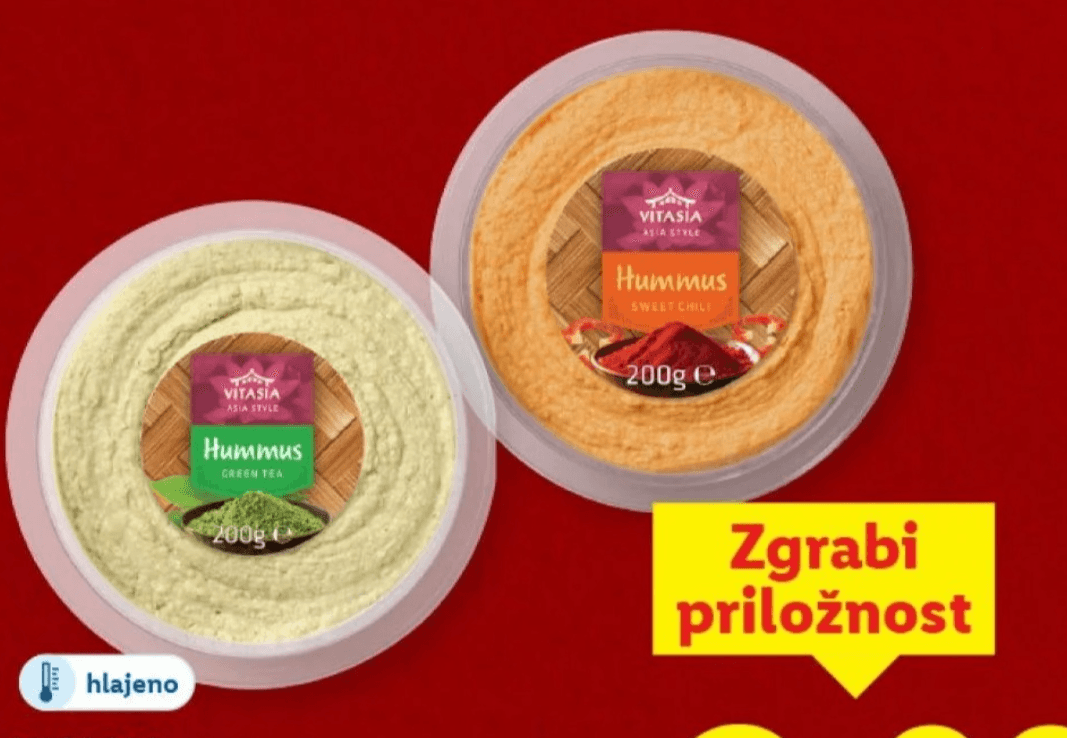 VITASIA āHummusā na azijski naÄin 200 g - Akcija v trgovini Lidl