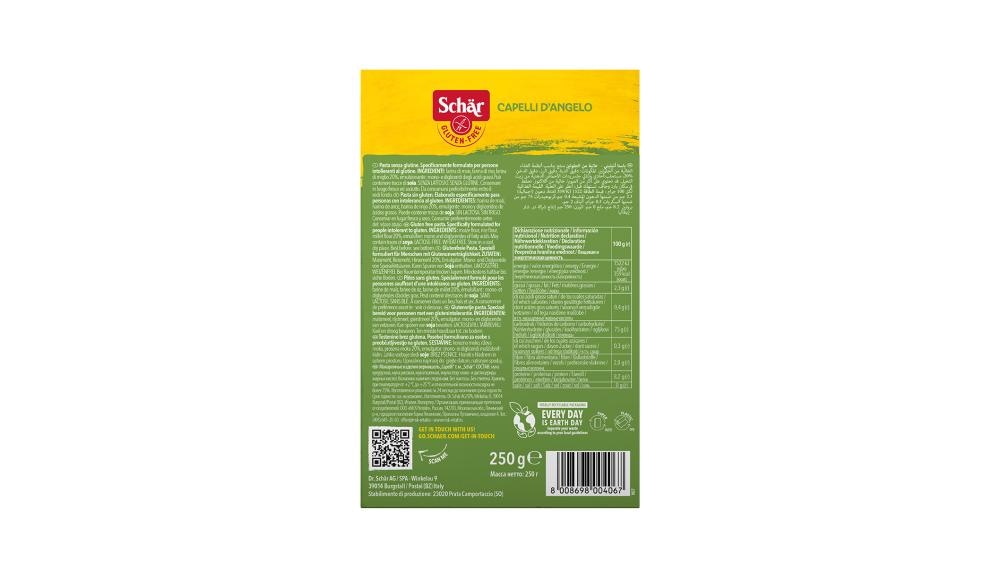 Jušne testenine Capelli D'Angelo 250 g