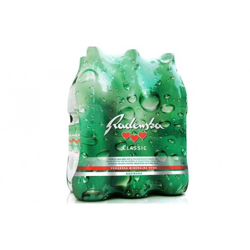 Radenska Gazirana mineralna voda 6 x 1,5 l