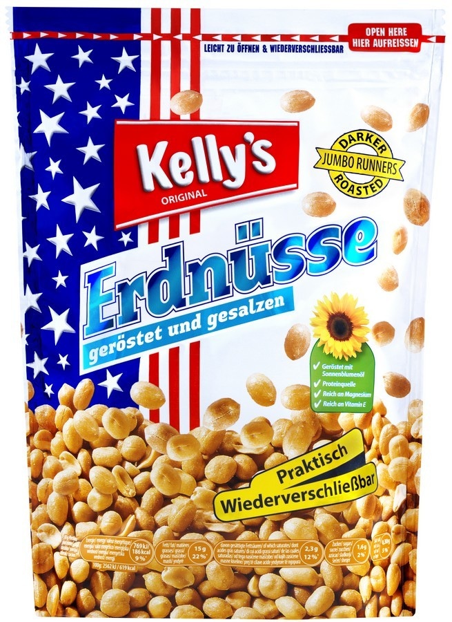 Soljeni arašidi Kelly's 500 g