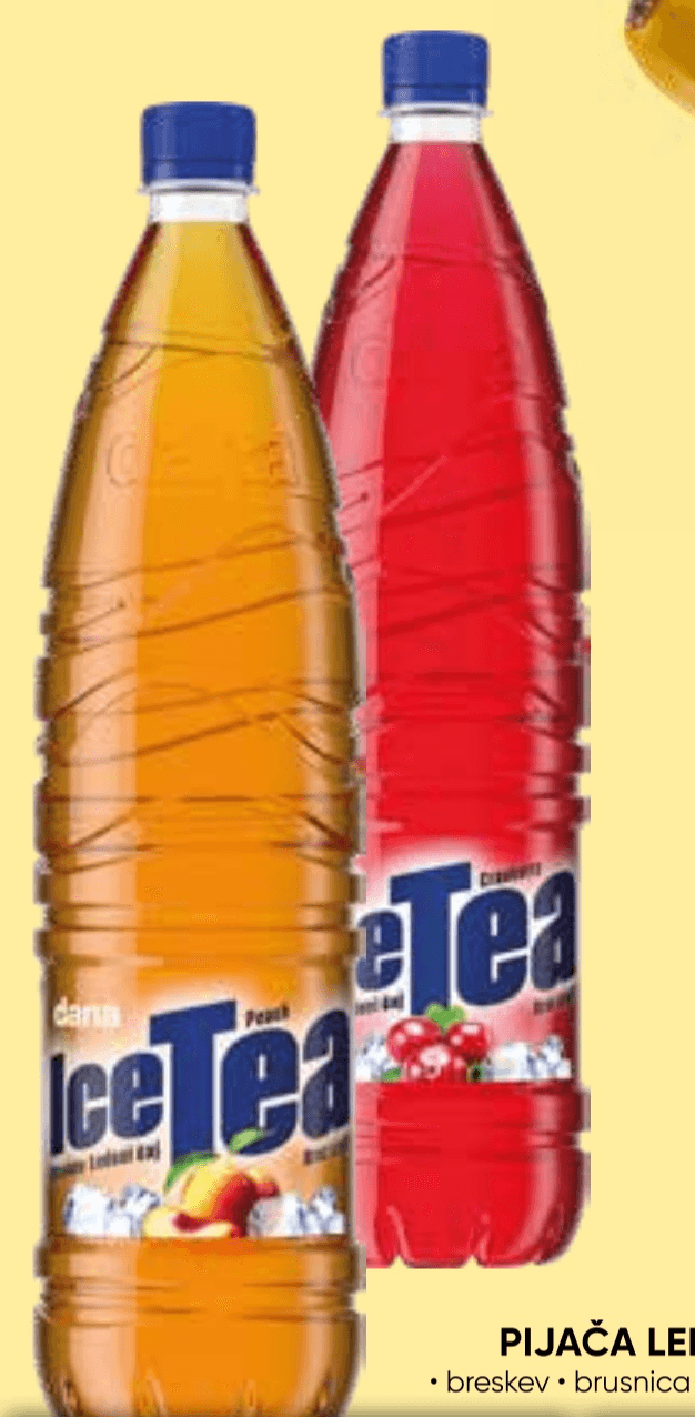 Pijača ledeni čaj 1,5 l - Akcija v trgovini Tuš