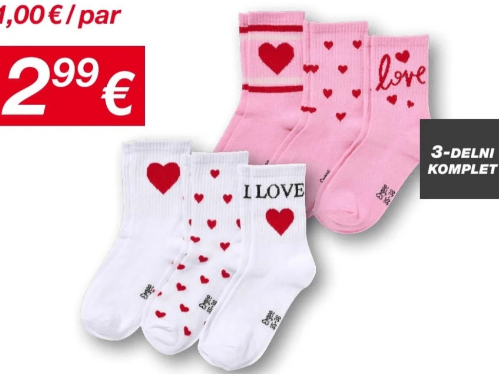 Ženske nogavice 3-DELNI KOMPLET - Akcija v trgovini Kik