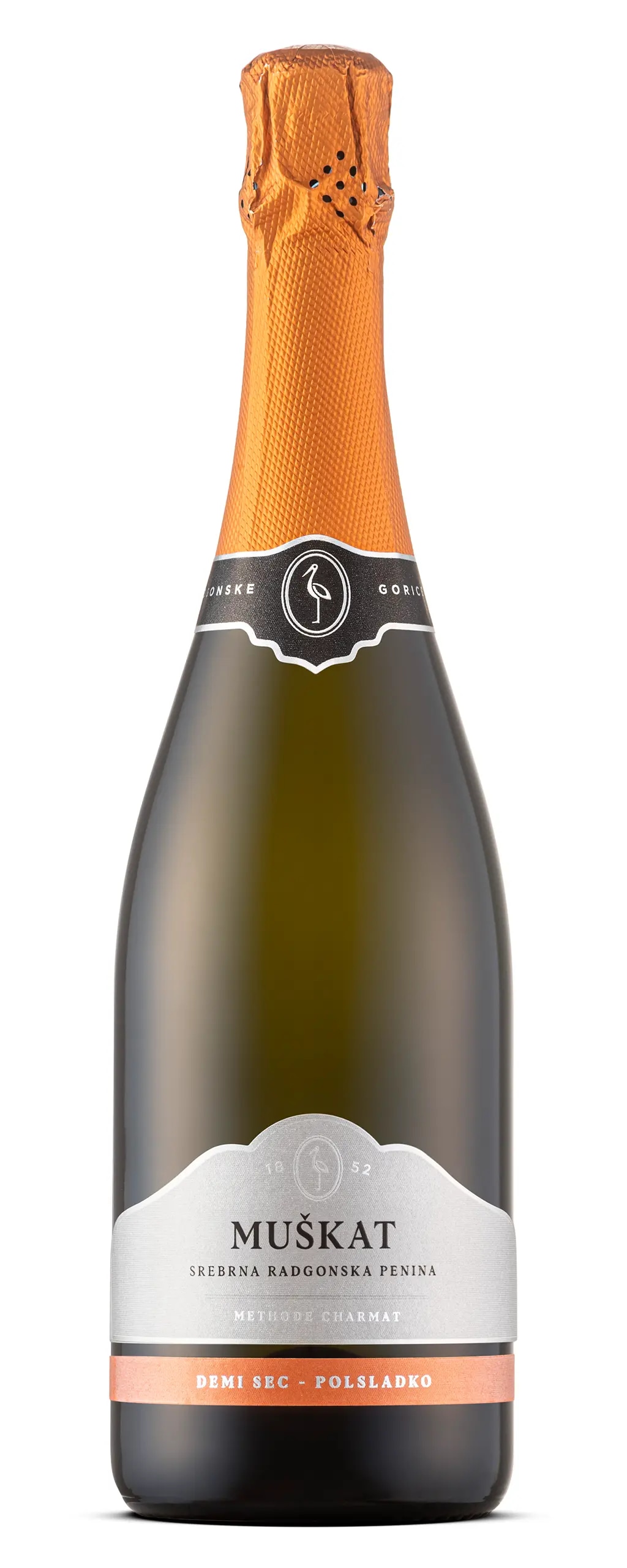 Srebrna Radgonska penina Muškat 0,75l
