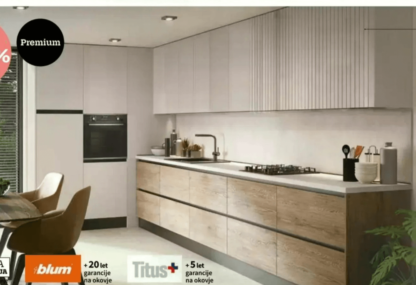 STELA kuhinja po meri - Akcija v trgovini Prima