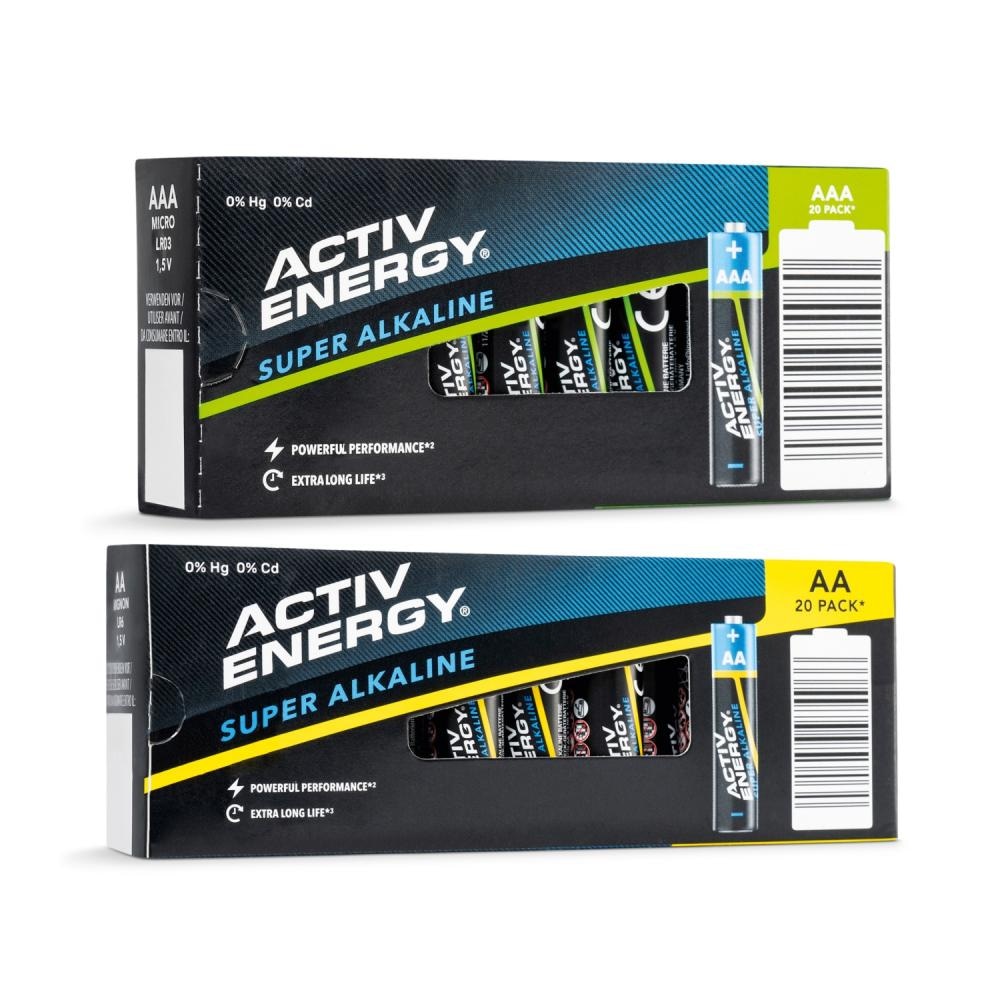 ACTIV ENERGY Alkalne baterije 4 PACK