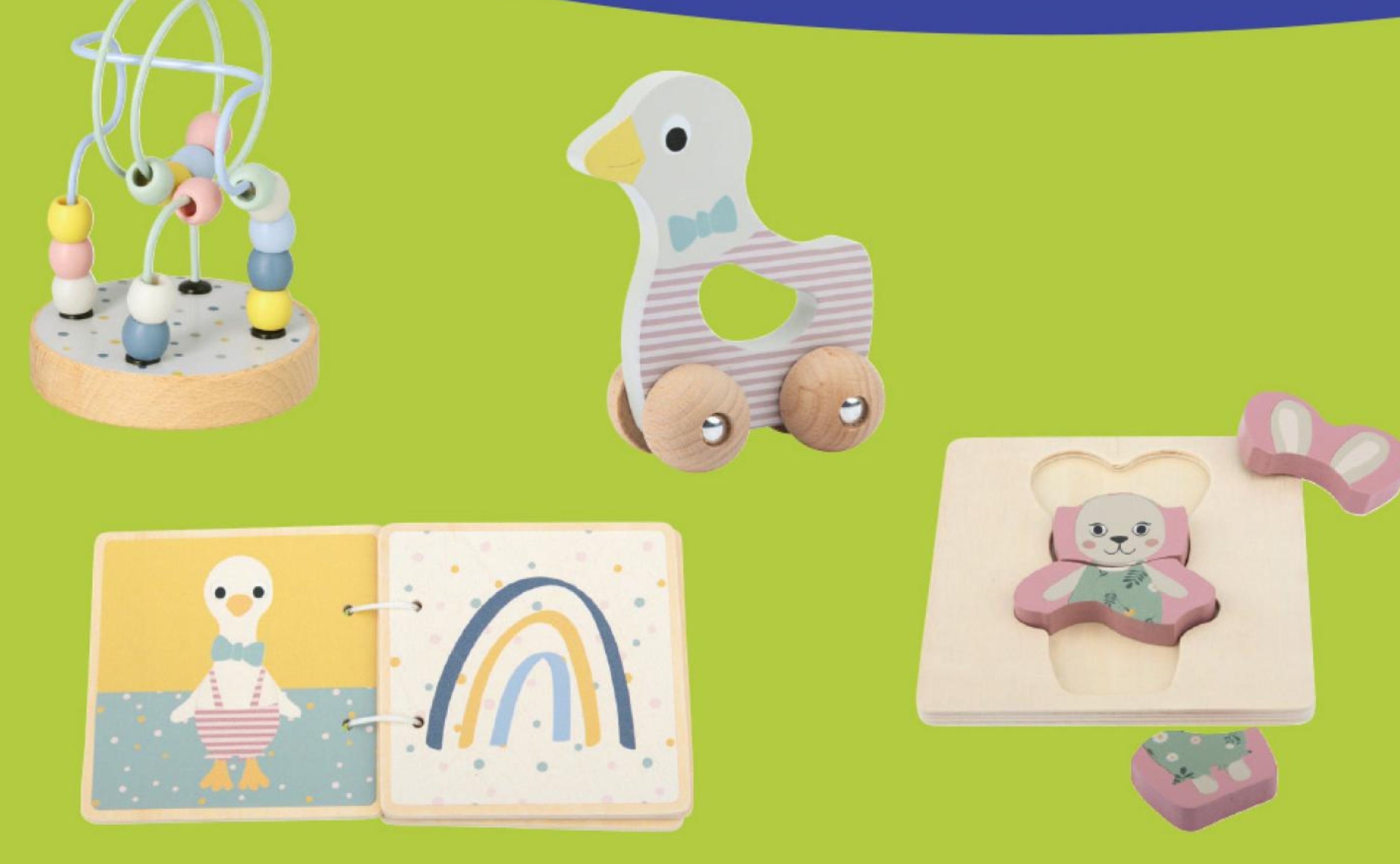 LUPILU Izbor lesenih igrač za dojenčke