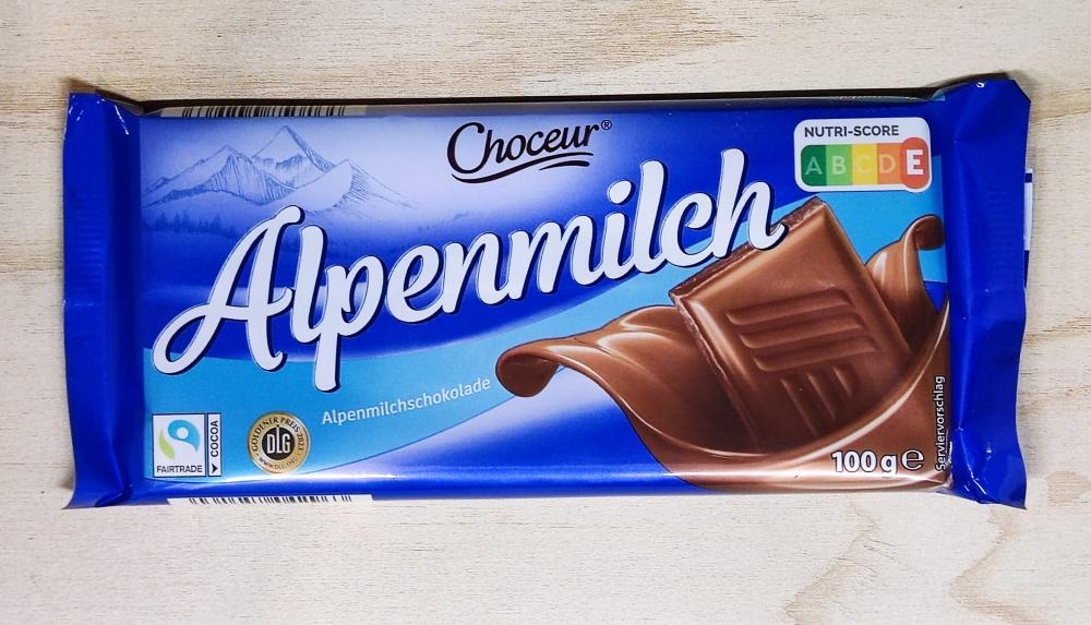 Choceur Alpenmilch Mlečna Čokolada 100 g