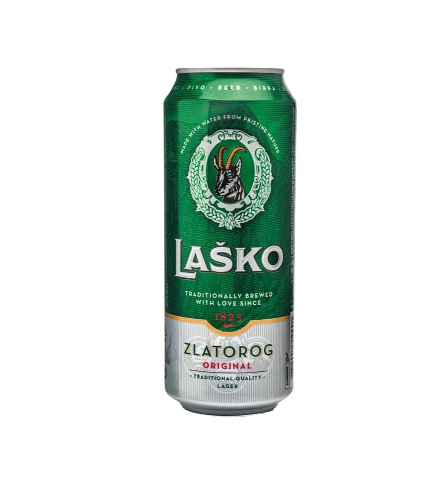 Pivo Laško Zlatorog 0,5 L