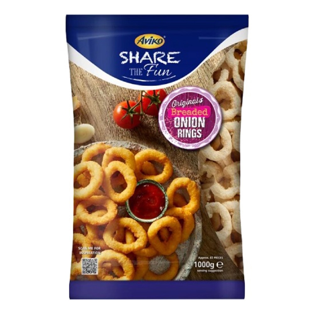 Panirani čebulni obročki Aviko 1 kg