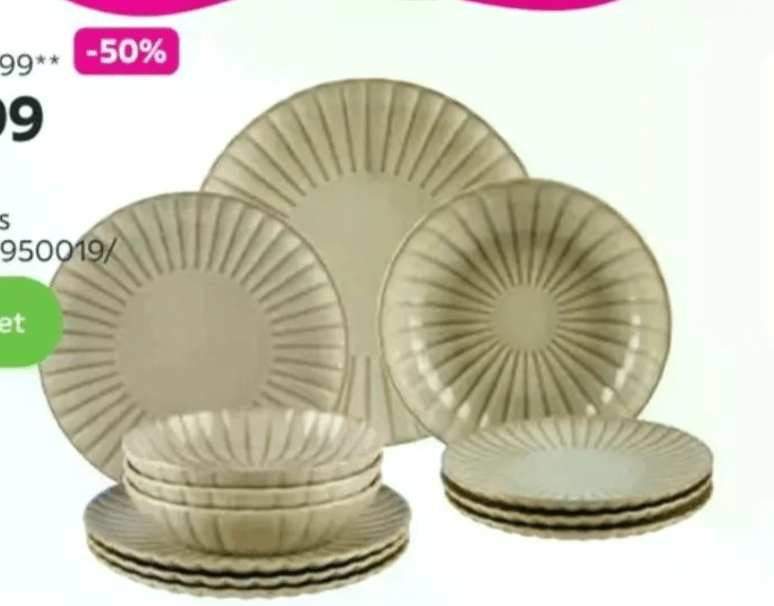 Jedilni servis „BECKY" 12-delni set