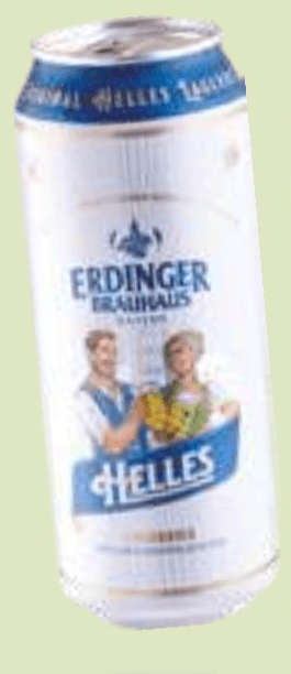SVETLO LAGER PIVO ERDINGER HELLES 0,5 l