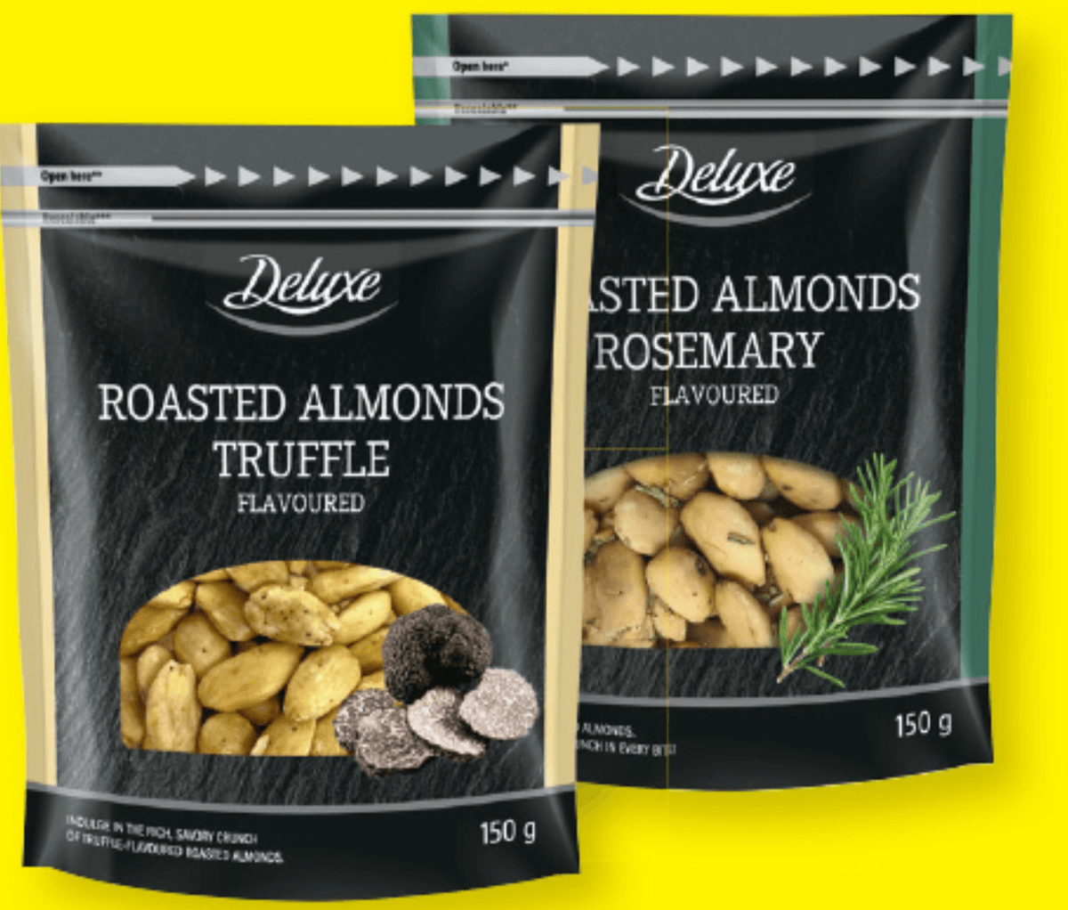 Deluxe Praženi mandlji 150 g - Akcija v trgovini Lidl