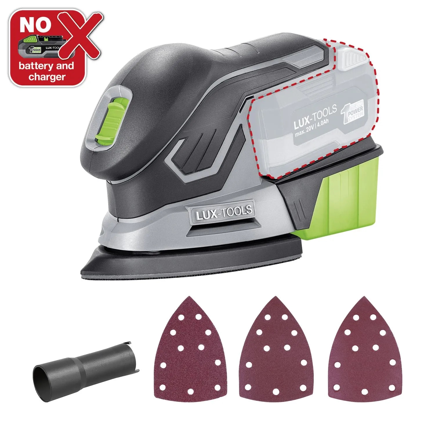 Večnamenski akumulatorski brusilnik