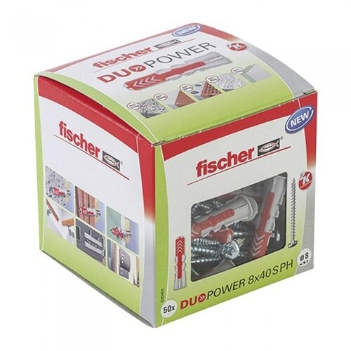 fischer Komplet zidnih vložkov 'DuoPower' 50 kosov