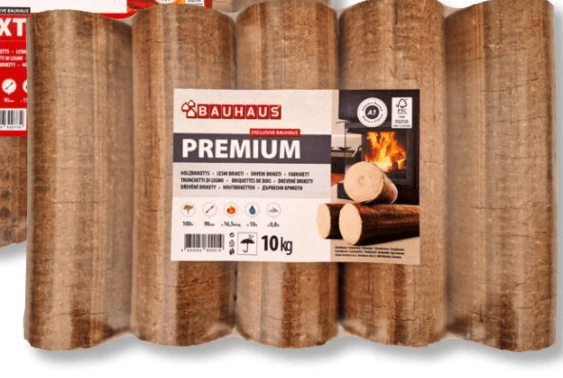 Lesni briketi 'Premium' 10 kg - Akcija v trgovini Bauhaus