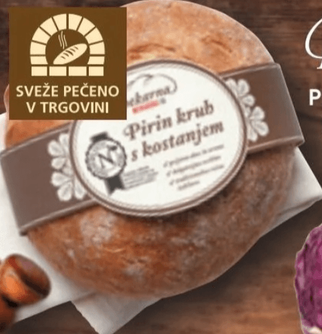 Pirin kruh s kostanjem 400 g