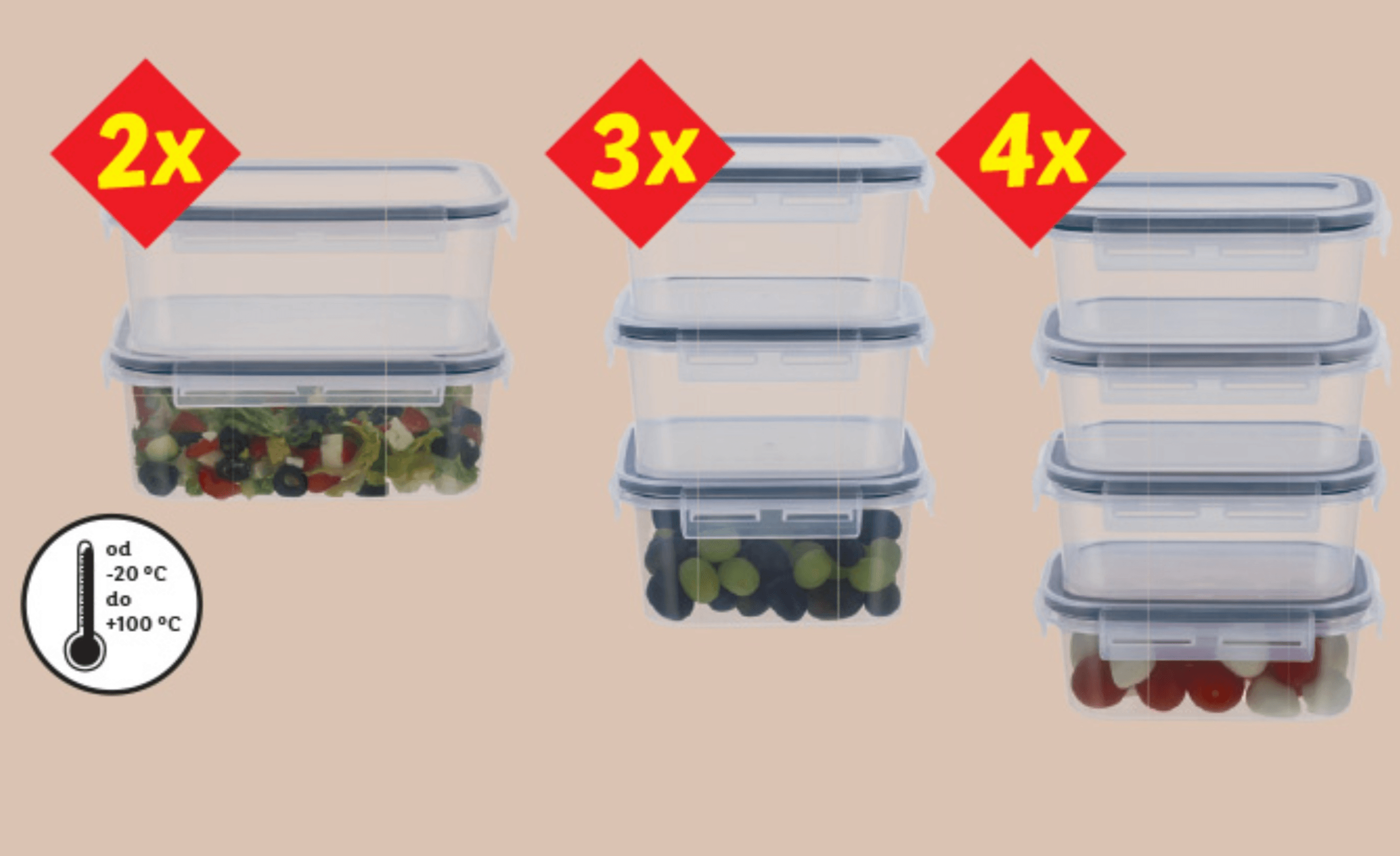 SILVERCREST Komplet posod za ohranjanje svežine živil več vrst