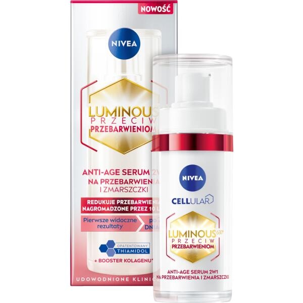 NIVEA Luminous630 Anti Spot serum za obraz 2x30 ml