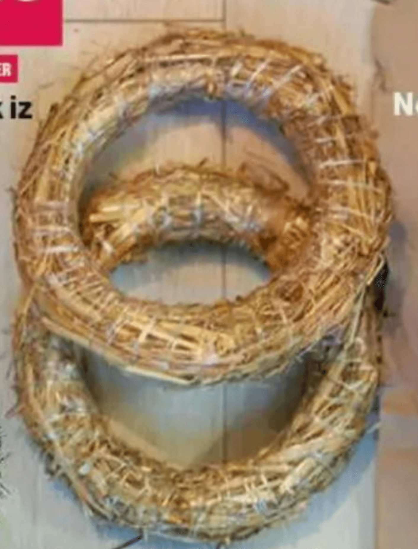 Venček iz slame 25 cm