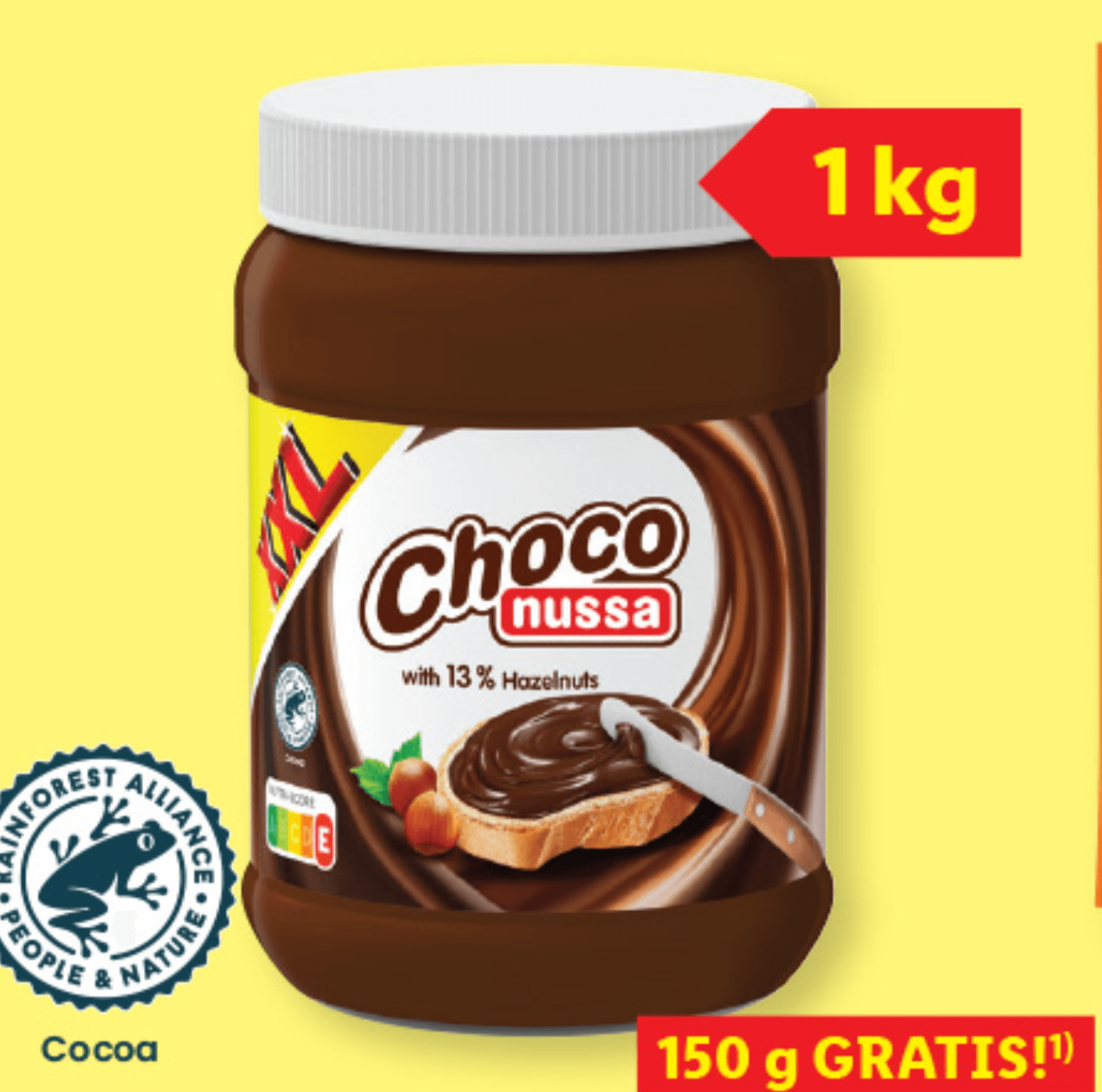 Choco Nussa Namaz z lešniki in kakavom 1 kg