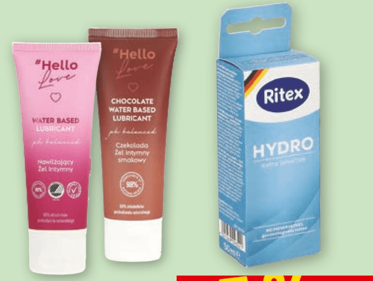 Izdelki za intimno nego Ritex in Hello Love - Akcija v trgovini Spar