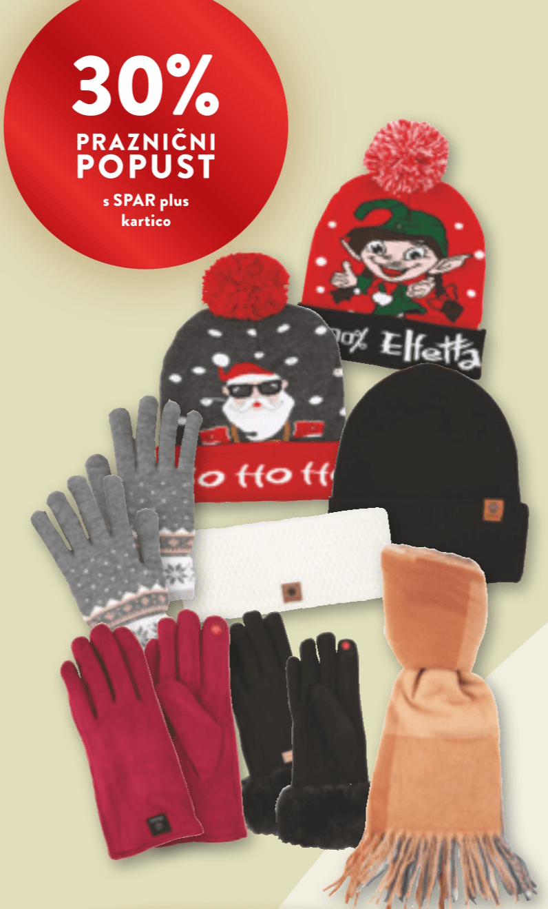 Kape, šali, rokavice