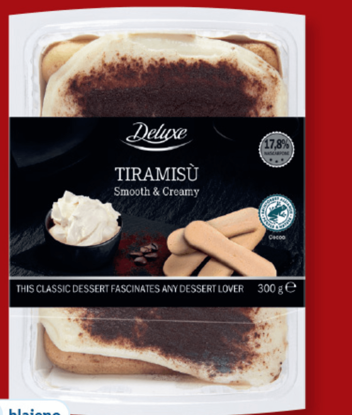 Deluxe Tiramisu 300 g - Akcija v trgovini Lidl
