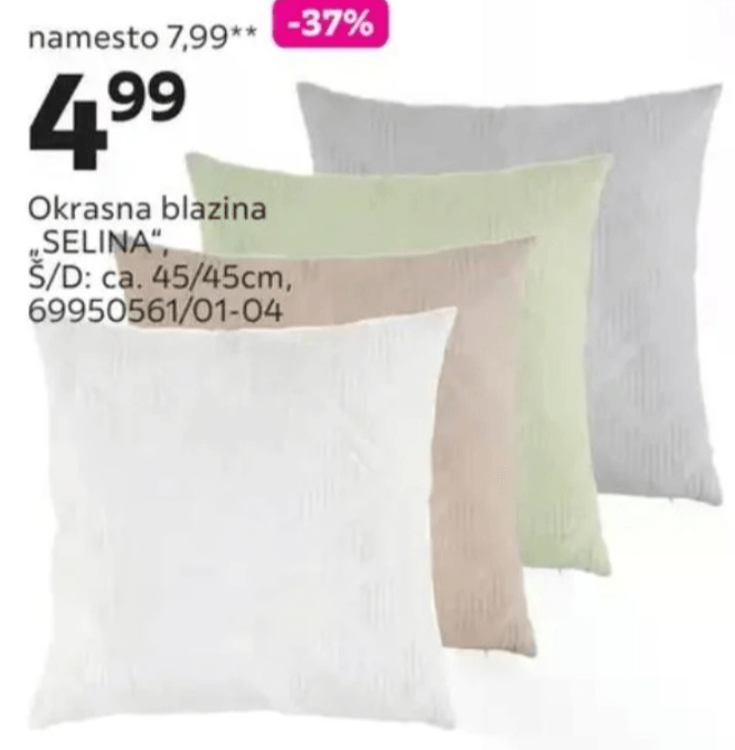 Okrasna blazina "SELINA"