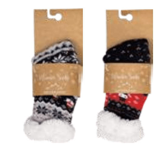 Otroške tople nogavice z nedrsečim podplatom