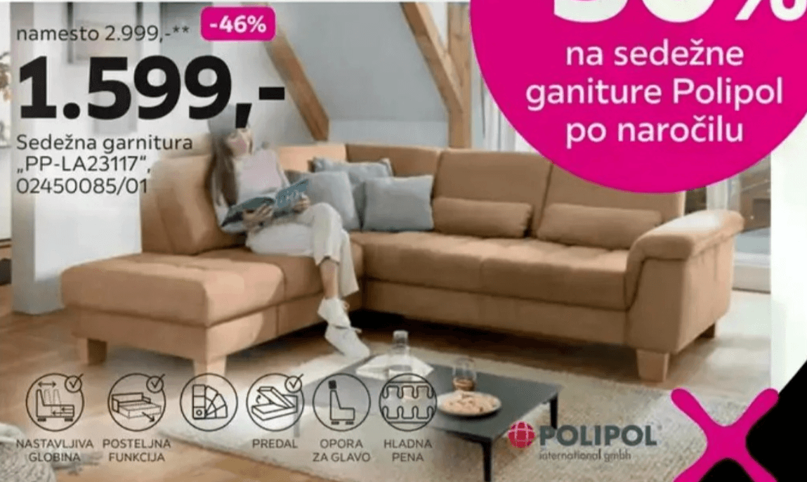 Sedežna garnitura "PP-LA23117"