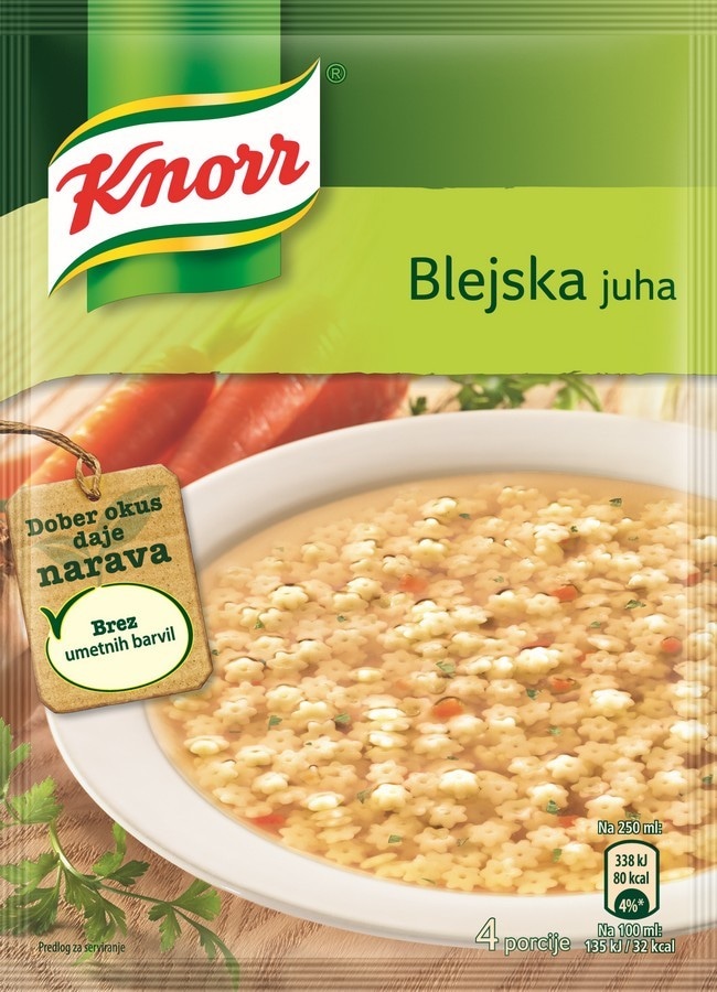 Izbrane bistre juhe Knorr