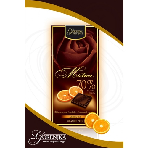 Temna žlahtna čokolada Mistica 100 g