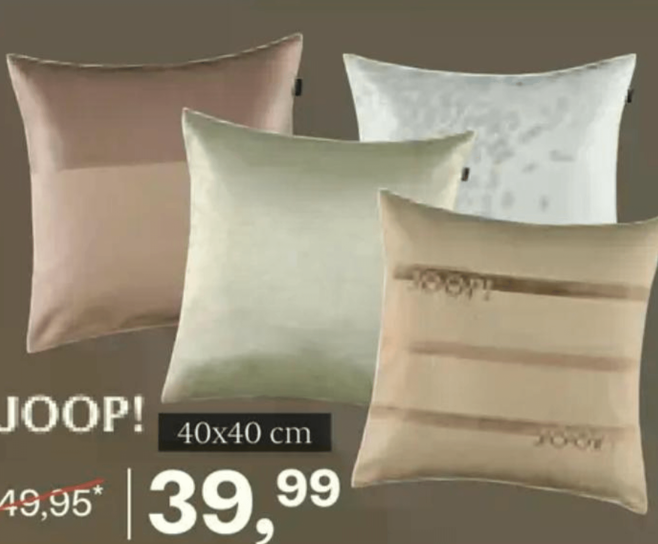 Prevleka za okrasno blazino 40x40 cm