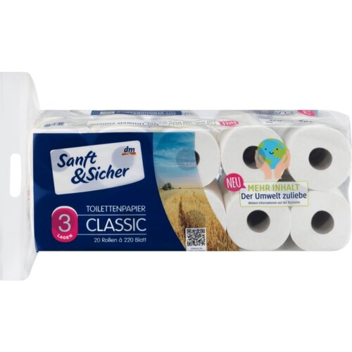 Sanf&Sicher toaletni papir 20x220 lističev