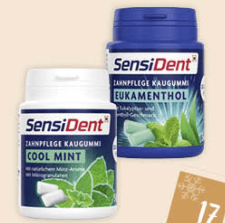 SensiDent žvečilni gumi 50 kos