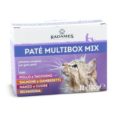 Radames Pašteta za mačke Paté Multibox Mix 12 x 100 g