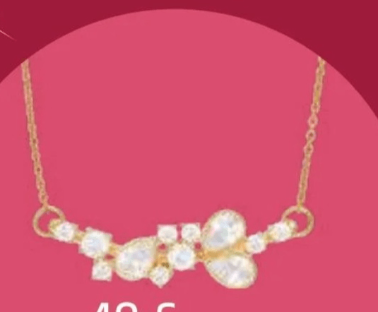 Ogrlica s cirkonijevimi oksidi - Akcija v trgovini E.Leclerc