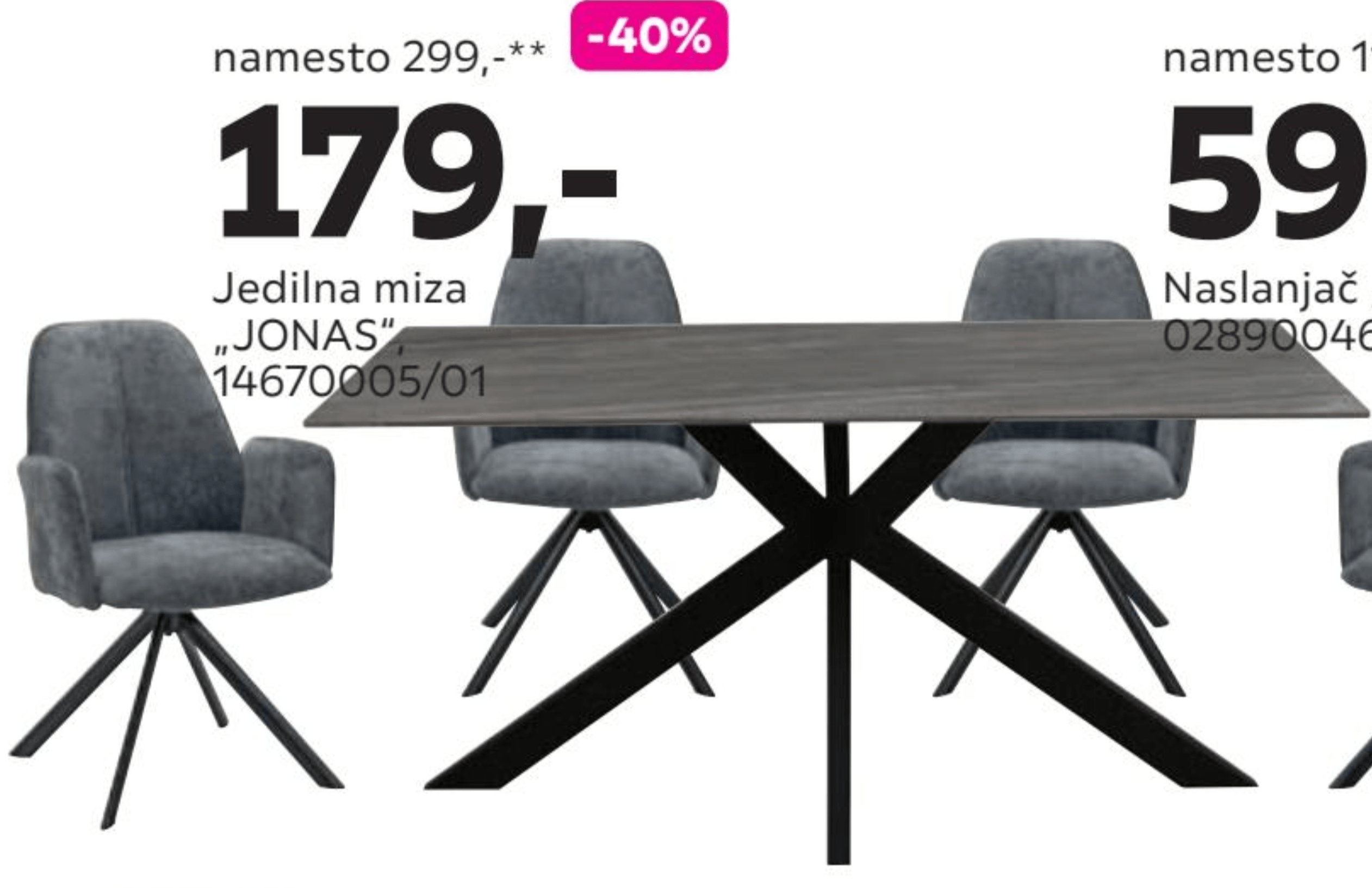 Jedilna miza „JONAS"