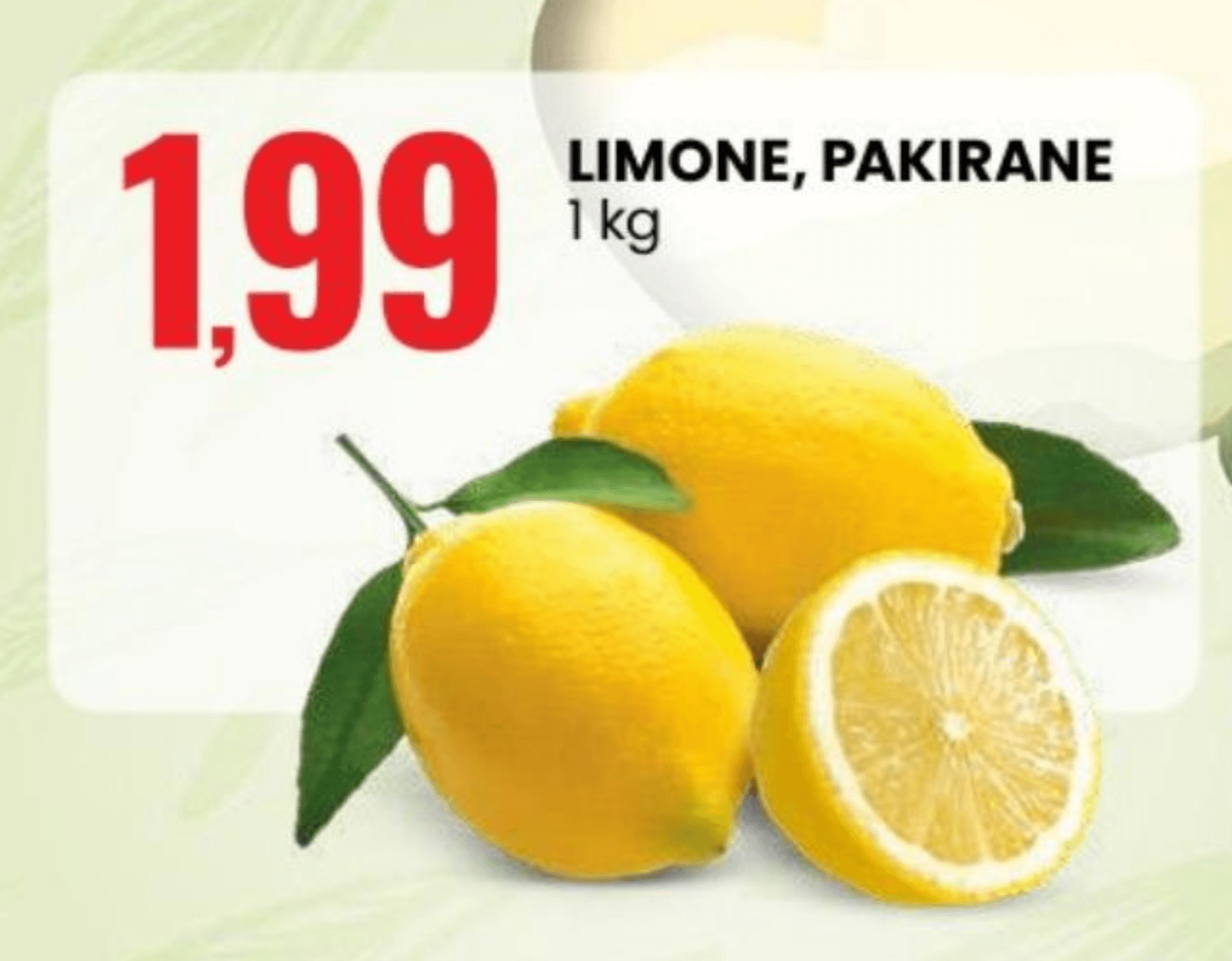 Limone, pakirane 1 kg