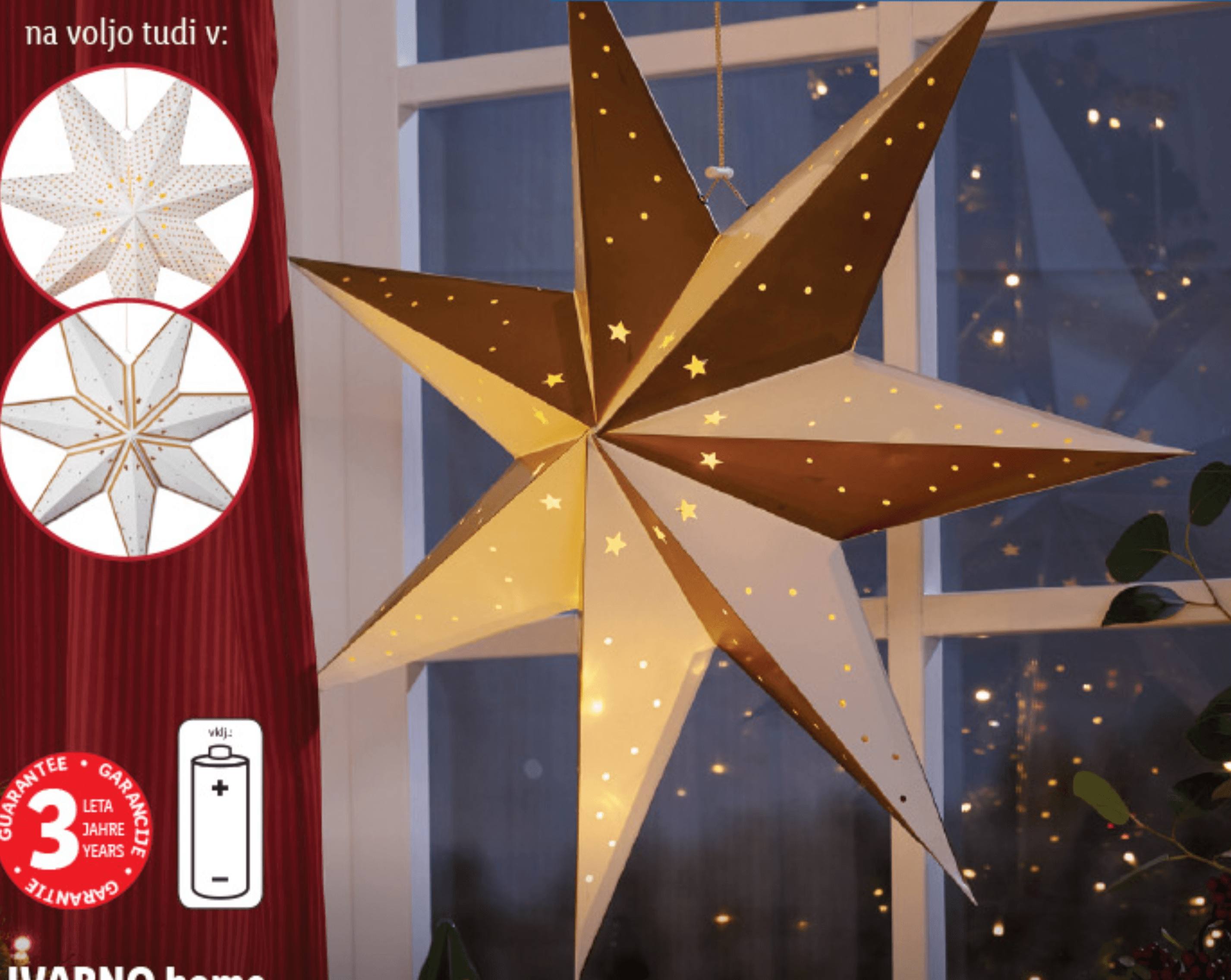 LIVARNO home Božična LED-zvezda