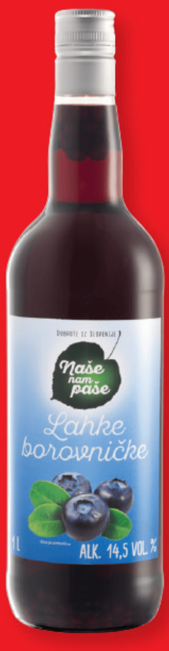 Naše nam paše Lahke borovničke 1 l