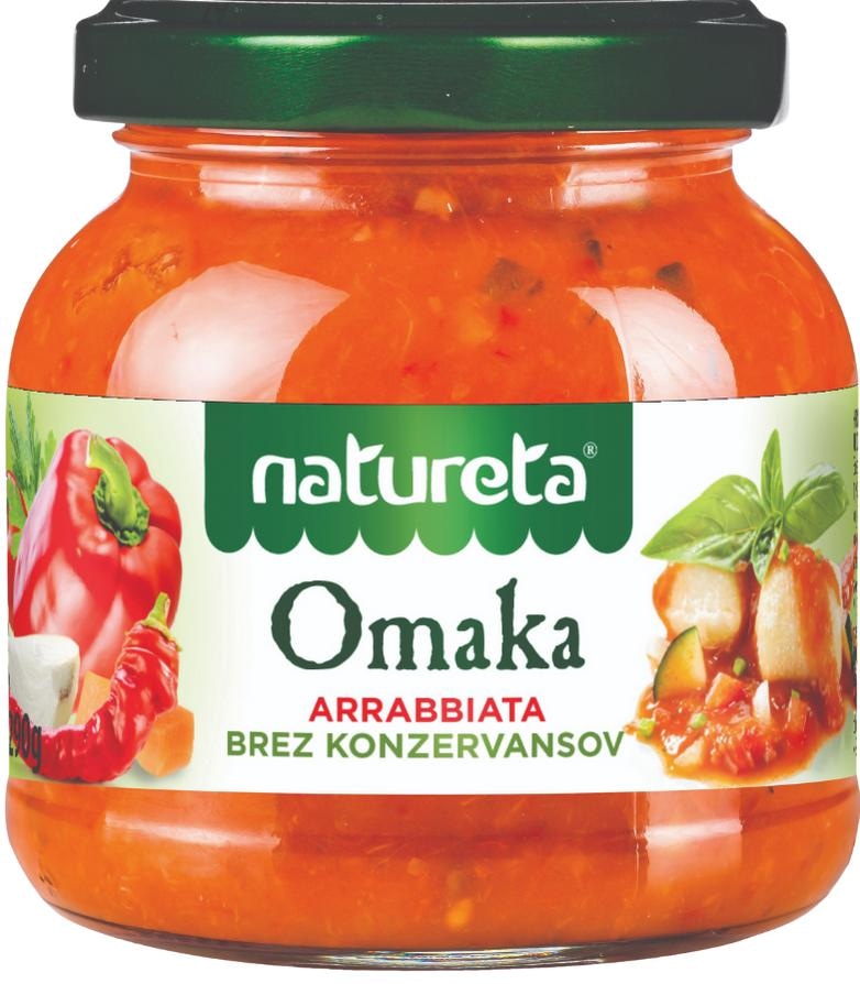 Natureta Omaka s paradižnikom/Lečin Bolognese/Omaka Arrabiata 290/300 g