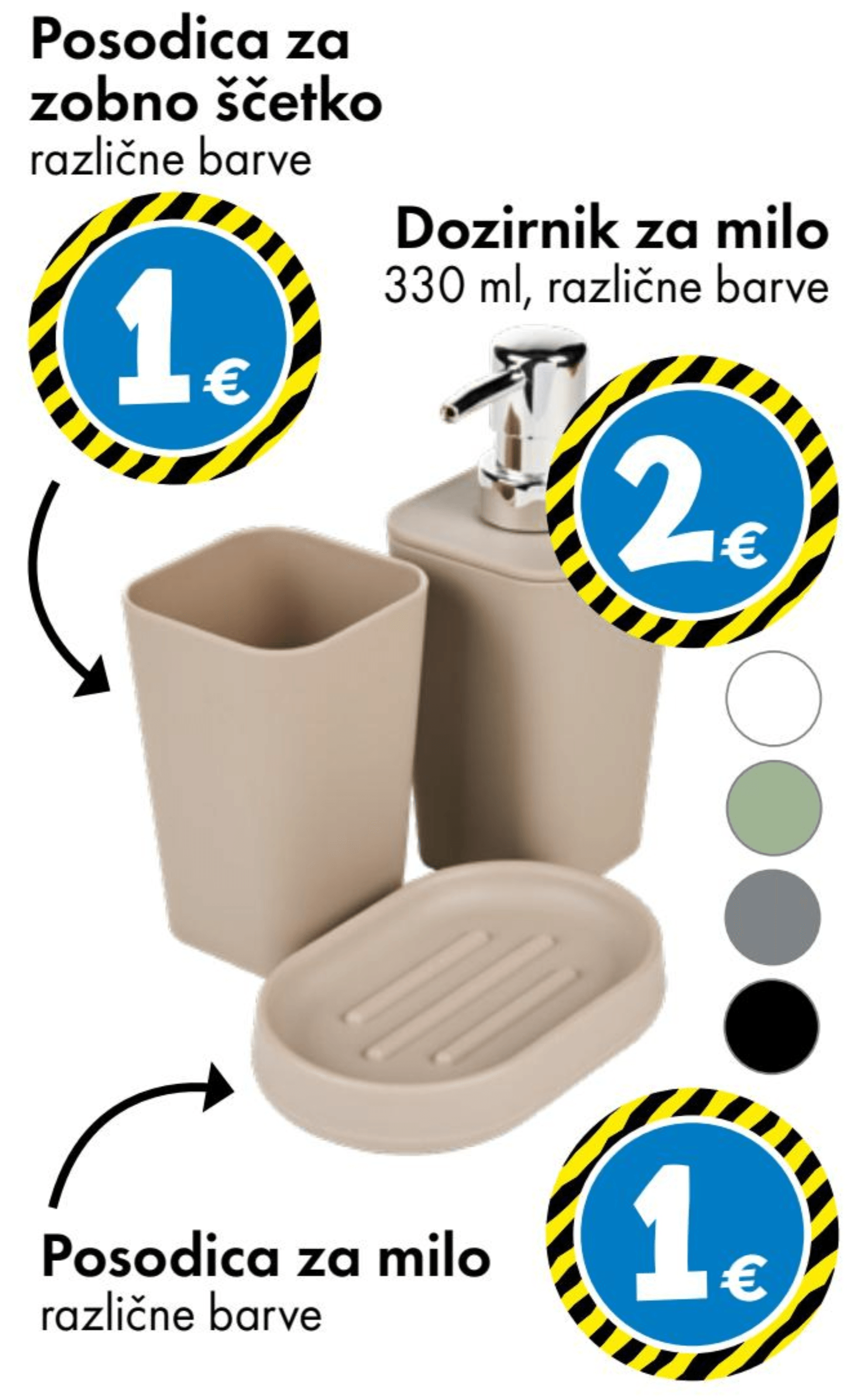 Posodica za zobno ščetko - Akcija v trgovini Tedi